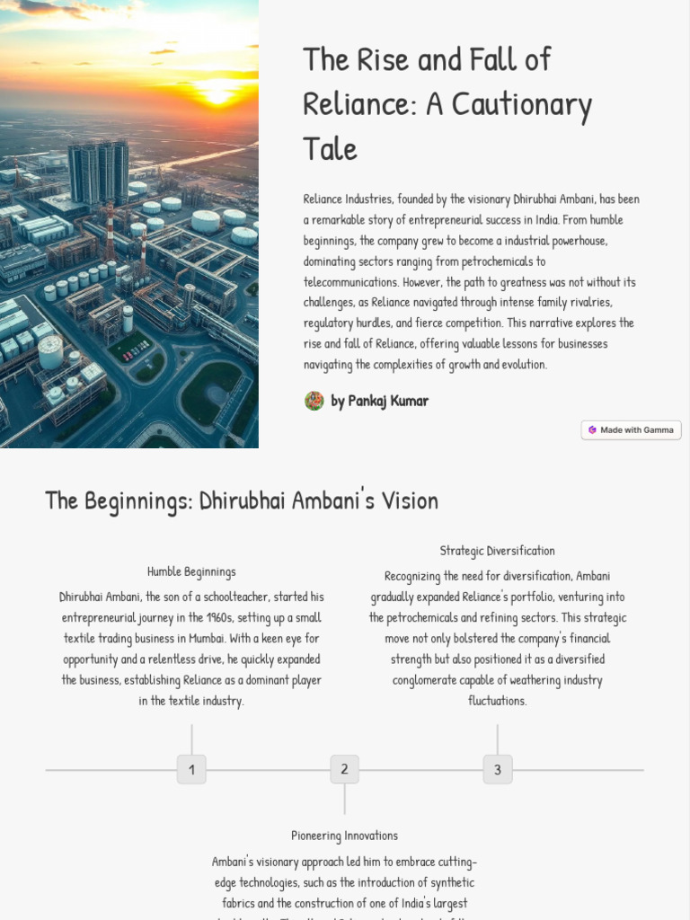 The Rise and Fall of Reliance A Cautionary Tale PDF Climate(03)