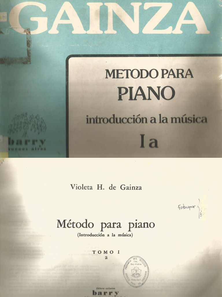 Gainza - Metodo para Piano | PDF