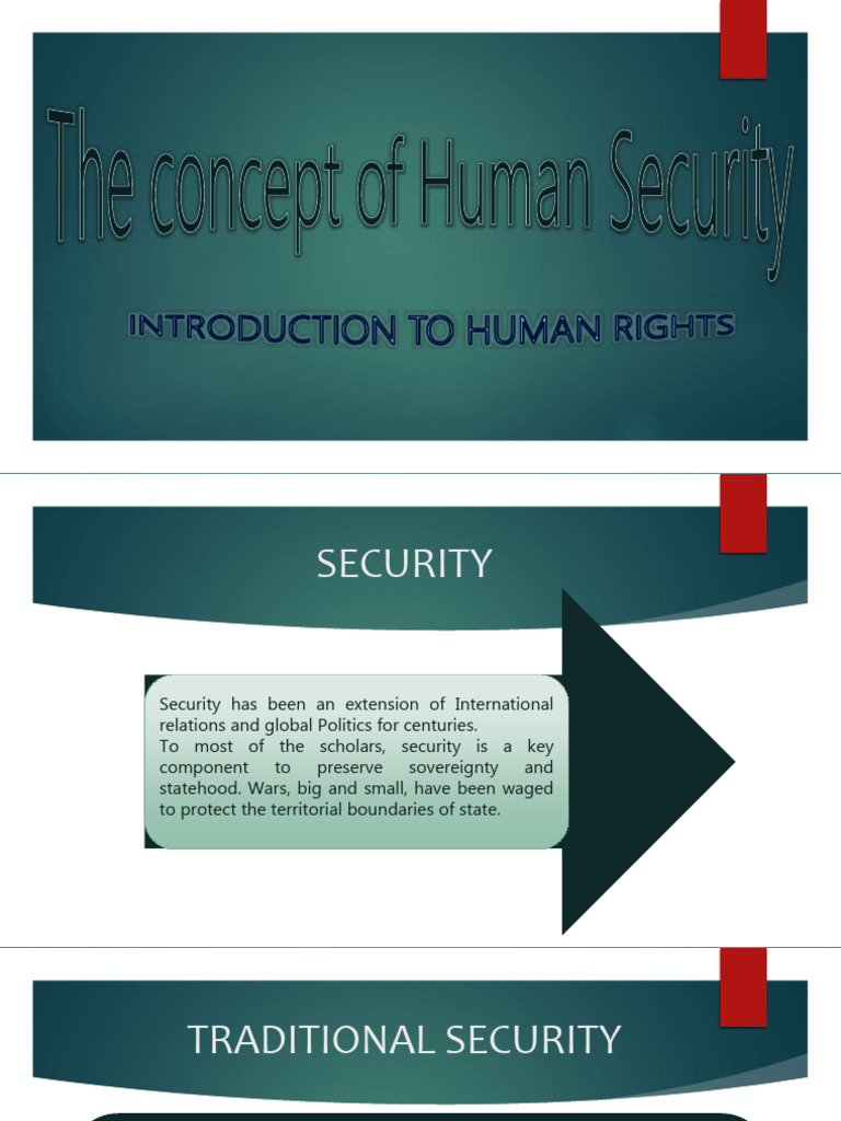 Conceptofhumansecurity 161201131318 | PDF | Sovereignty | Political Science