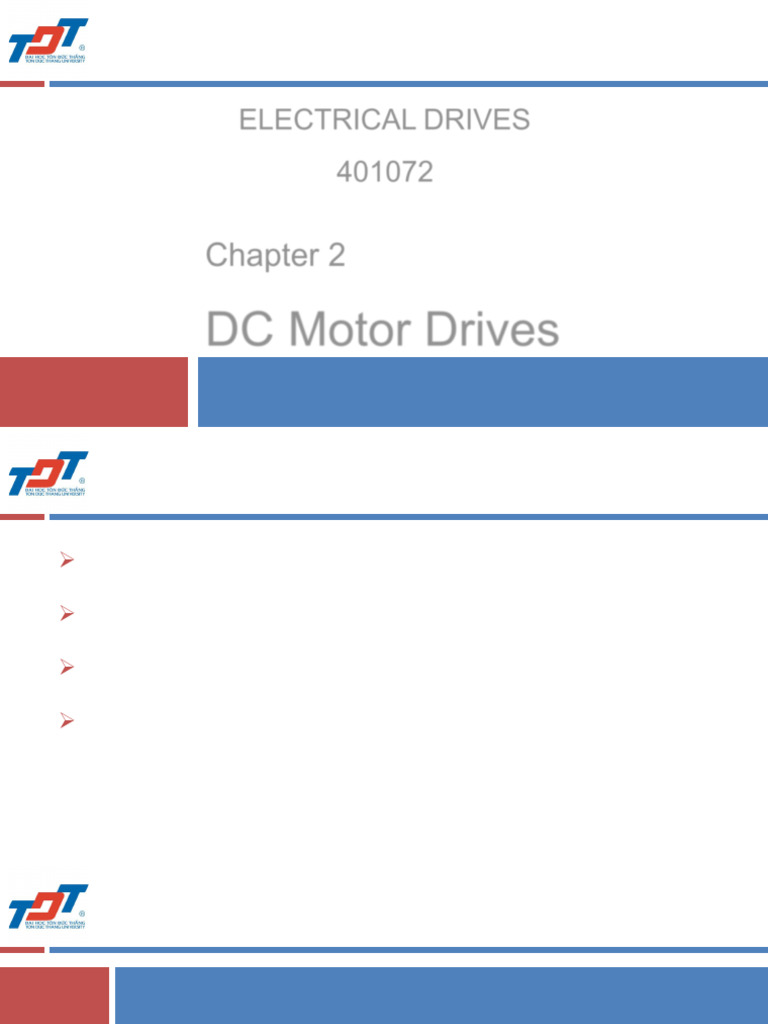 Chapter 2 Dc Motor Drives Pdf Electric Motor Electrical Equipment