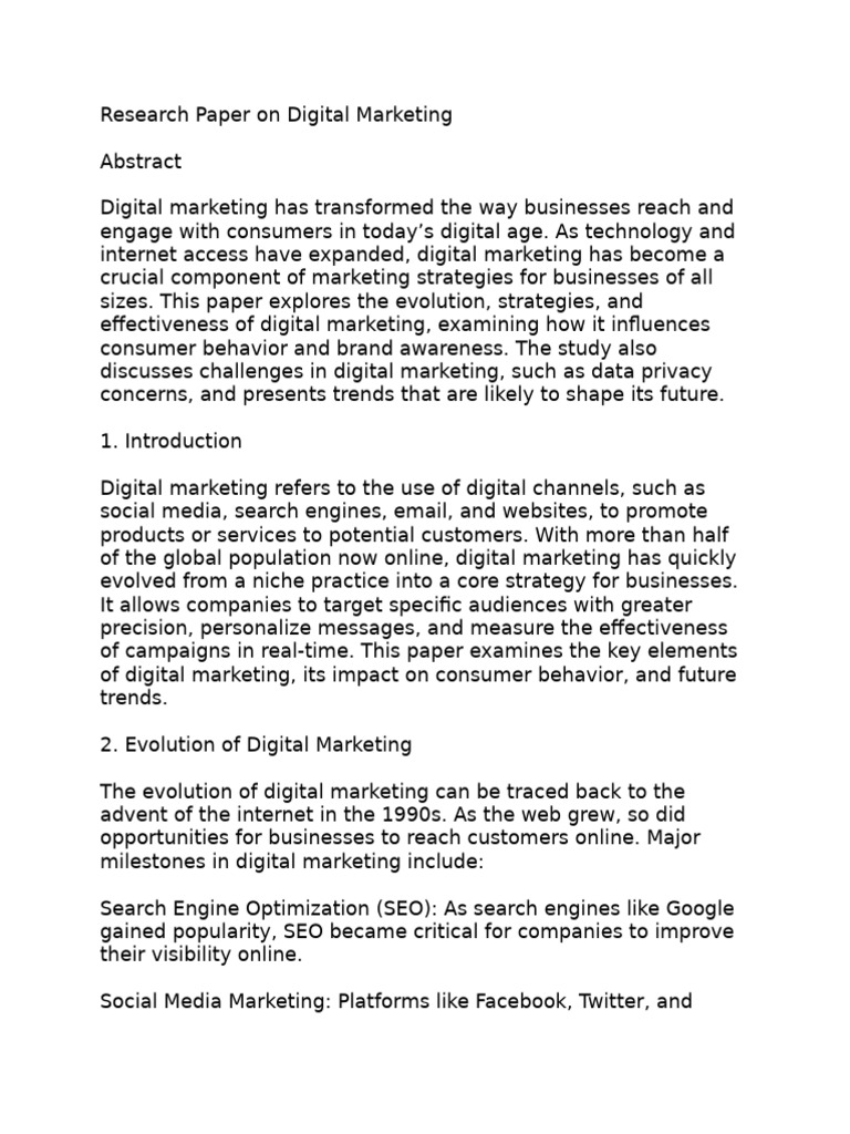 Digital Marketing Strategies and Trends | PDF | Digital Marketing ...
