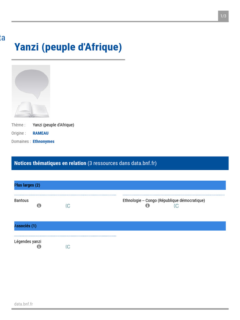 Histoire et langue du peuple Yansi | PDF | Sciences sociales