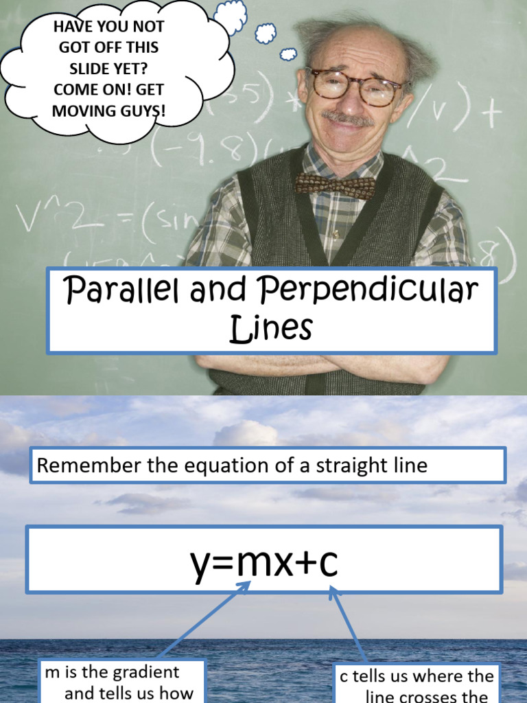 Parallel and Perpendicular Lines Explained | PDF | Line (Geometry ...