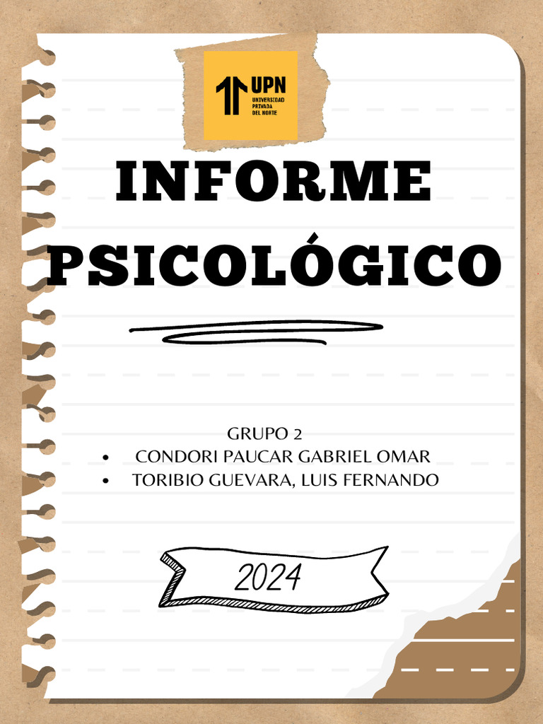 Informe (Gabriel, Fernando) | PDF | Las emociones | Autoestima