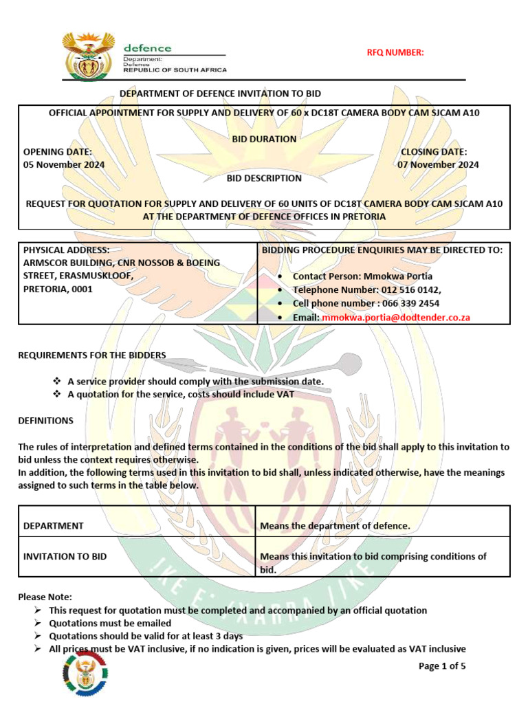 BID DOCUMENT | PDF | Private Law | Common Law