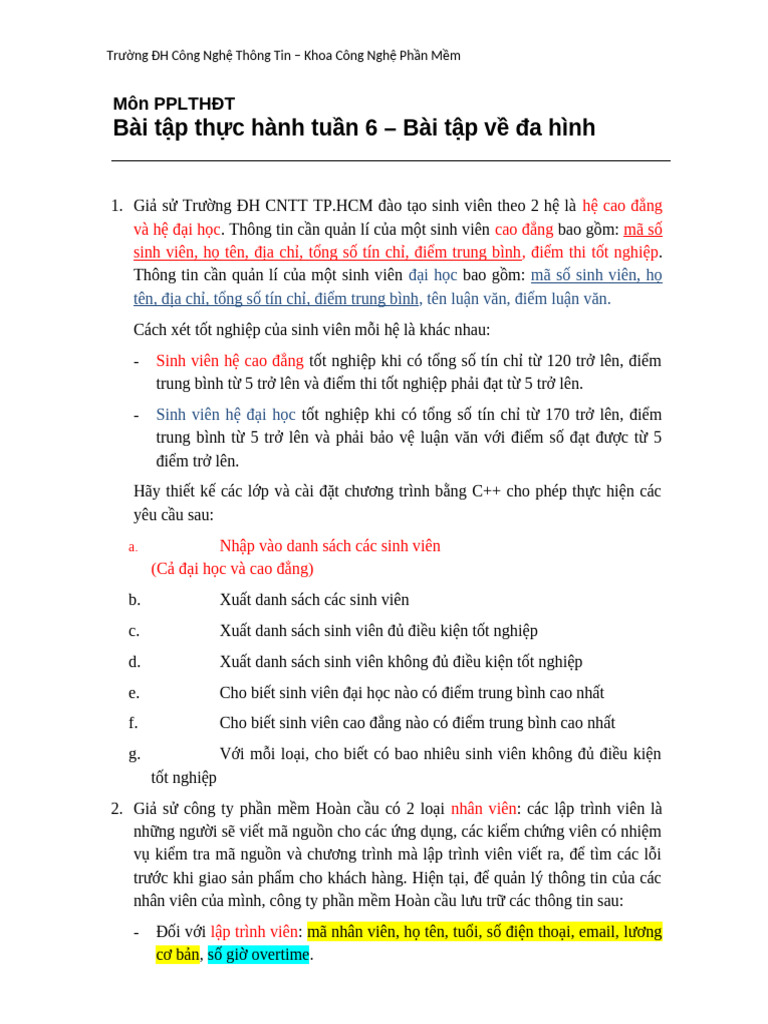 BTTuan 6 | PDF
