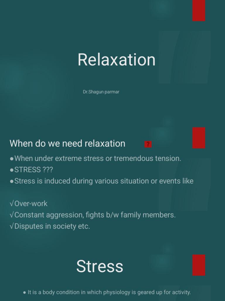 Effective Relaxation Techniques Explained | PDF | Human Anatomy