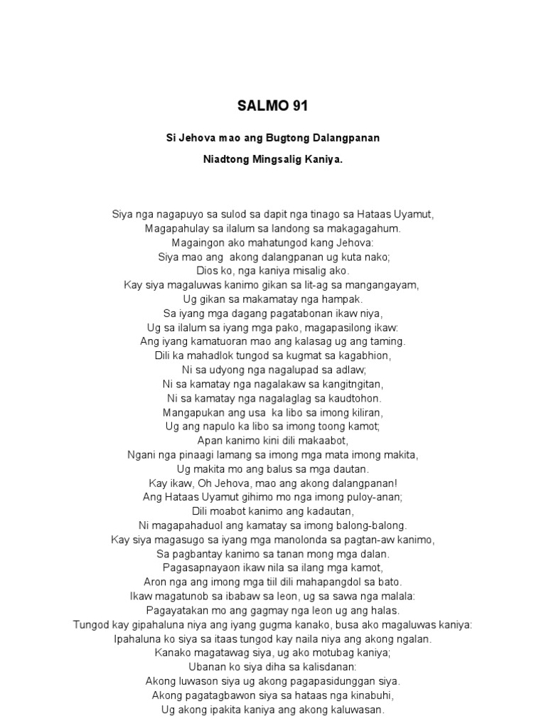 Salmo 91 | PDF