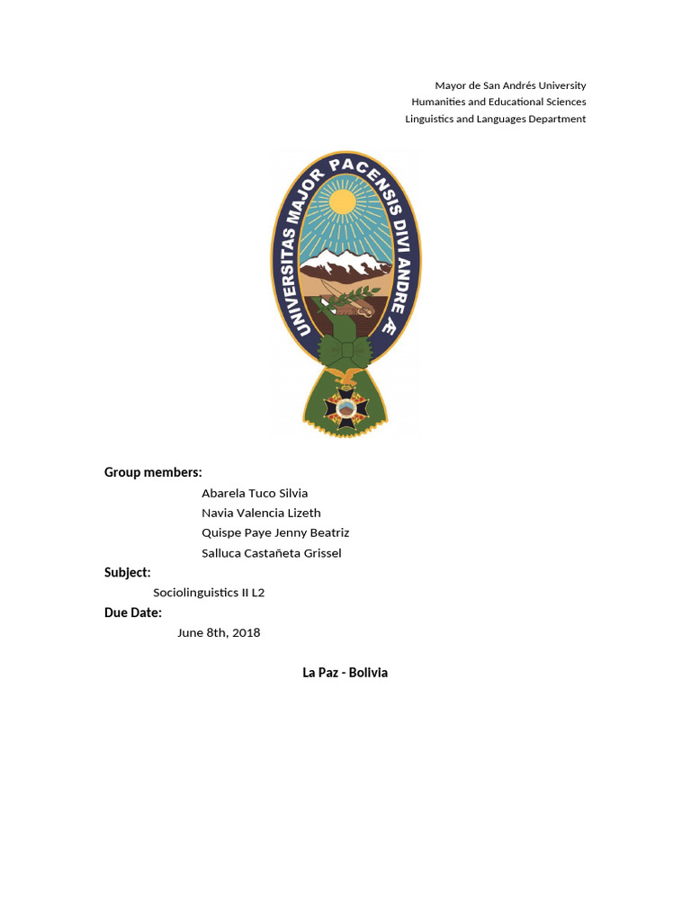 Sociolinguistics intelligence overview