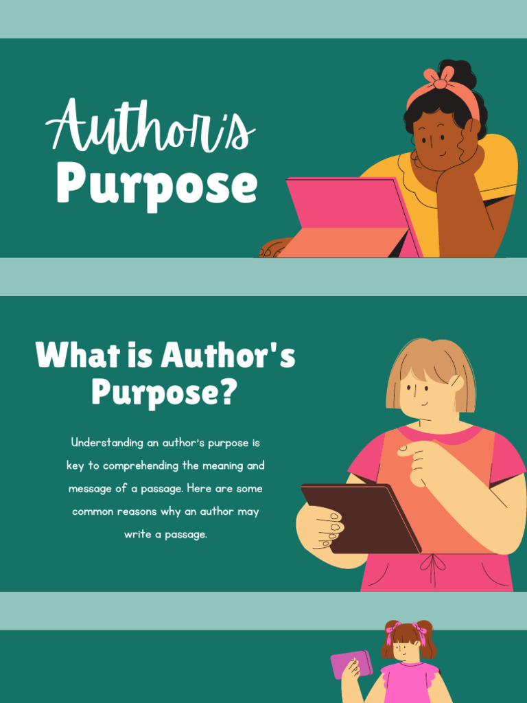 English 4 Authors Purpose | PDF | Botany | Plants