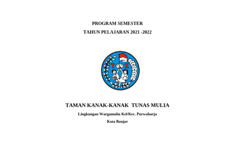 Cover PROGRAM SEMESTER 2021 | PDF