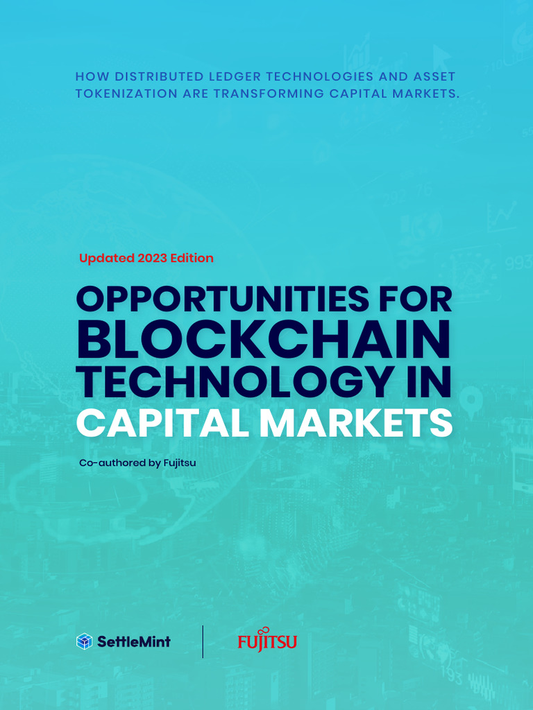 SettleMint - Opportunities For Blockchain Technology in Capital Markets ...