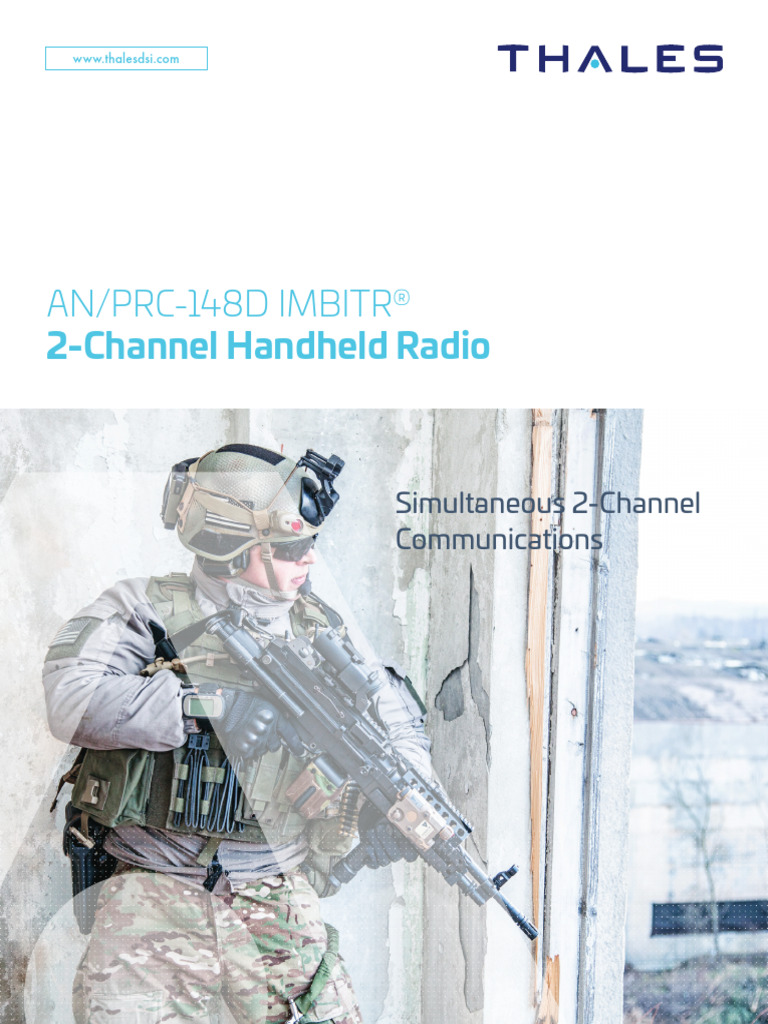 AN_PRC-148 | PDF | Radio | Communications Satellite