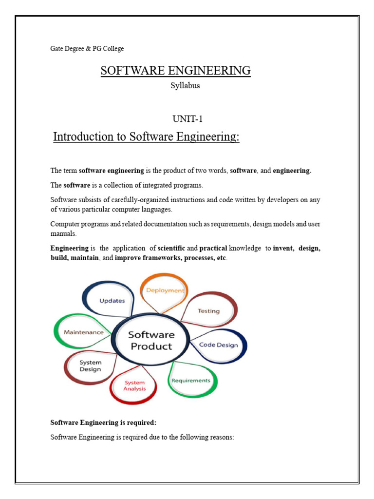 Software Engineering Overview and Importance | PDF | Software Testing ...