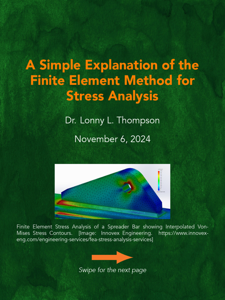 Simple Explanation of The FEM For FEA Stress Analysis | PDF | Finite ...