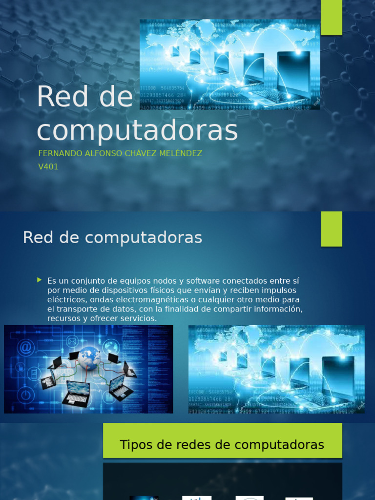 Componentes de Redes de Computadoras | PDF | Topología de la red | Red ...