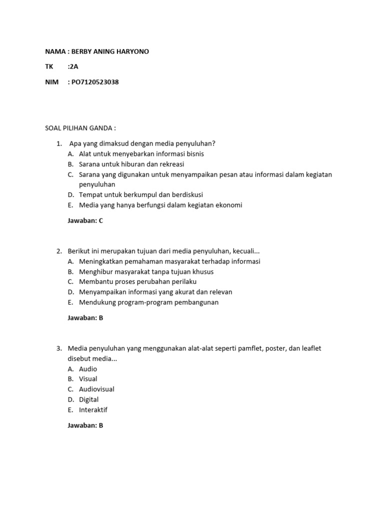 TUGAS-PBAK PILGAN-BERBY ANING HARYONO - Compressed | PDF | Karier ...