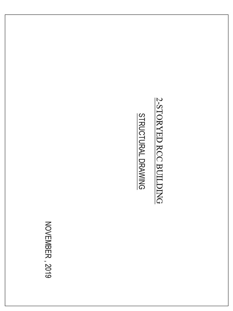 Structural Drawing | PDF | Concrete | Beam (Structure)