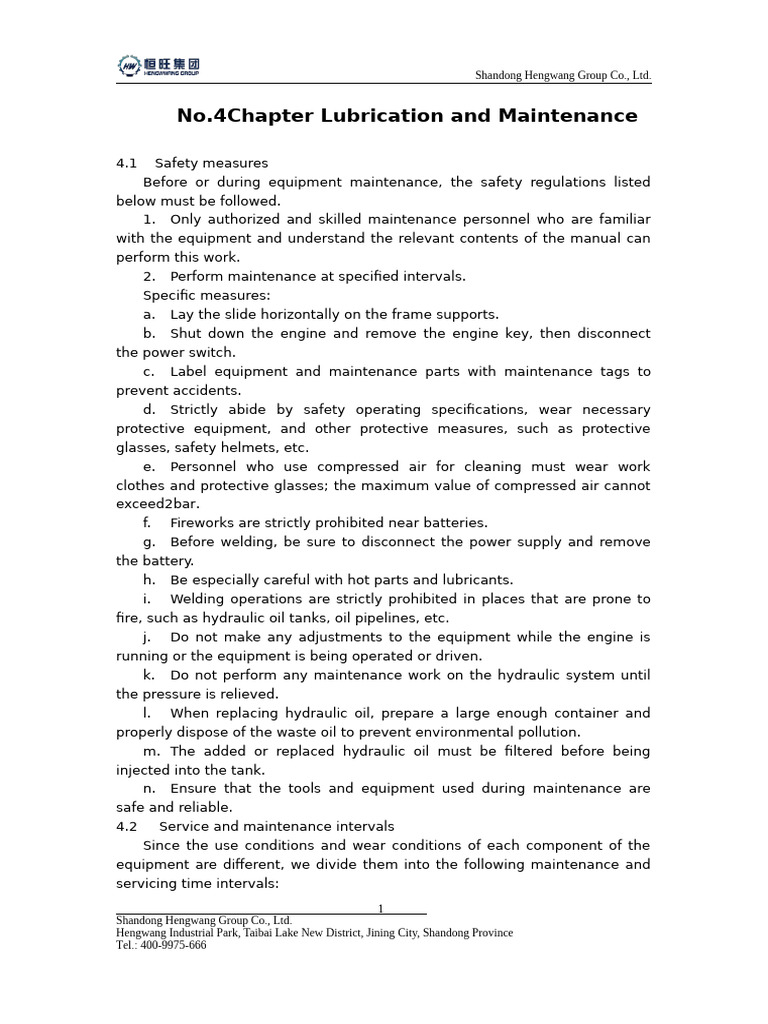 Pile Driver Maintenance Guidelines | PDF | Valve | Pump