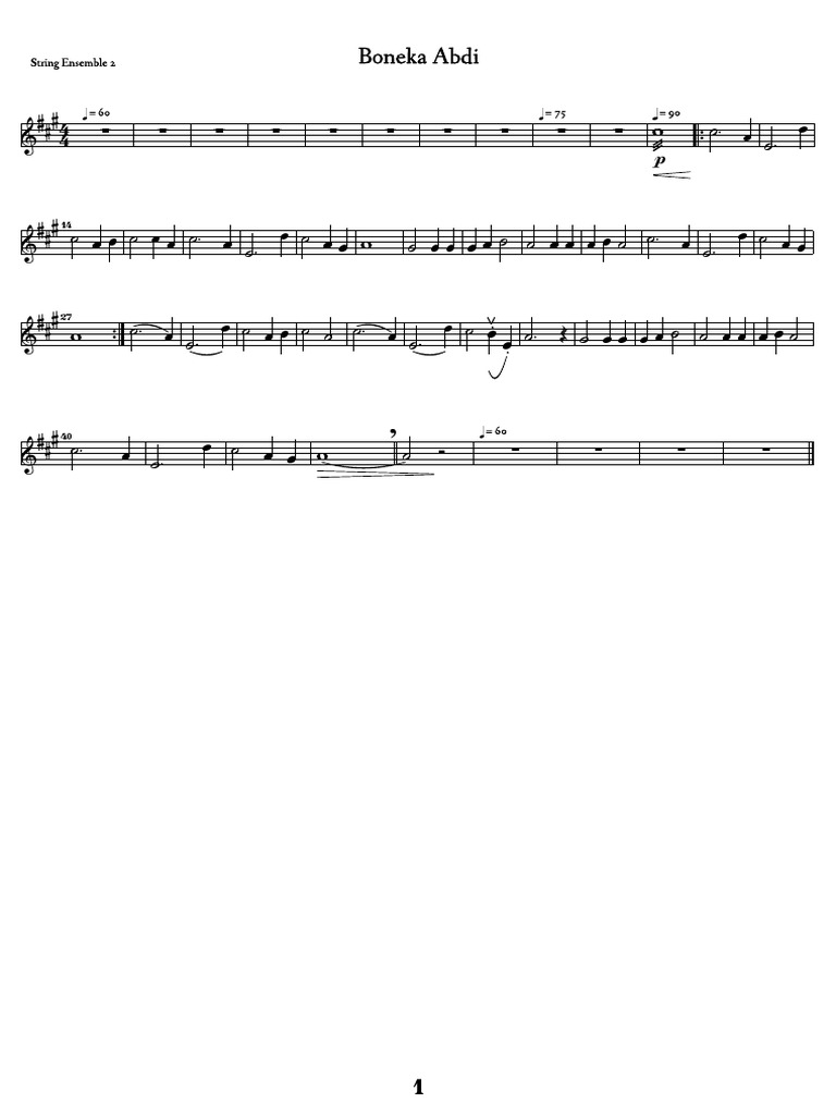 Boneka Abdi String Ensemble 2 PDF