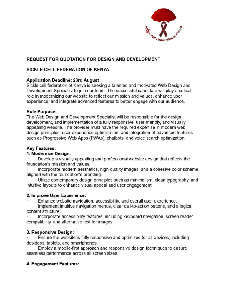 RFP For WEB DESIGN AND DEVELOPMENT SFK | PDF | Search Engine ...