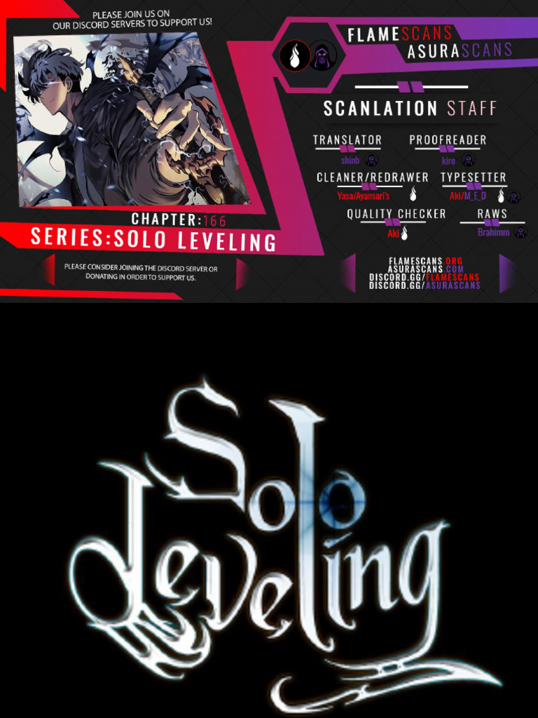 Solo Leveling Chapter 166 PDF Room PDF