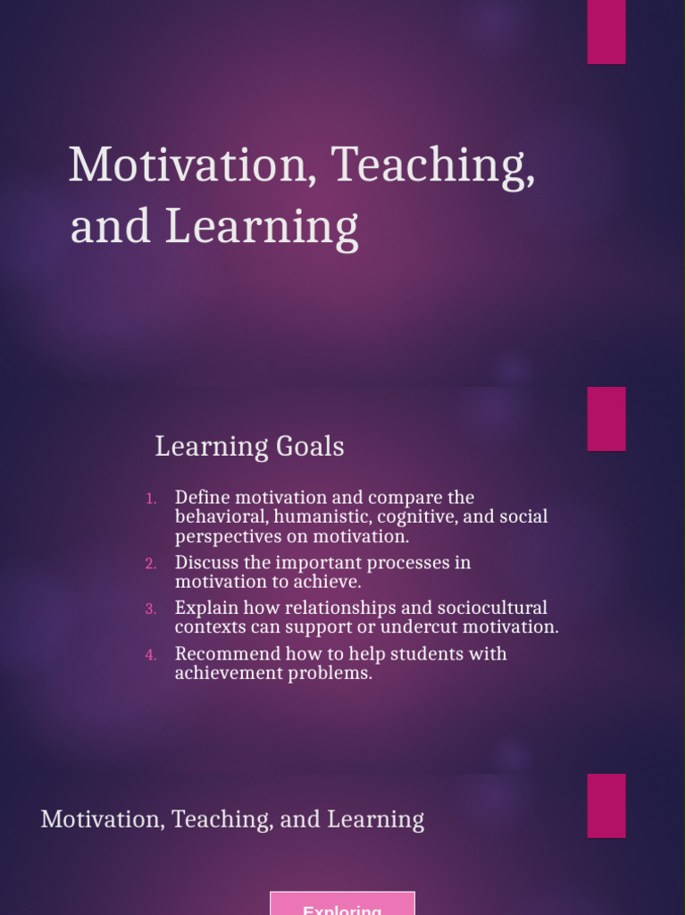 Understanding Motivation in Education | PDF | Motivational | Motivation