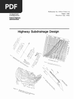 Subsurface Drainage Design Guidelines | PDF | Drainage | Groundwater