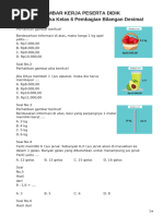 Pecahan Dan Desimal Kelas 6 | PDF