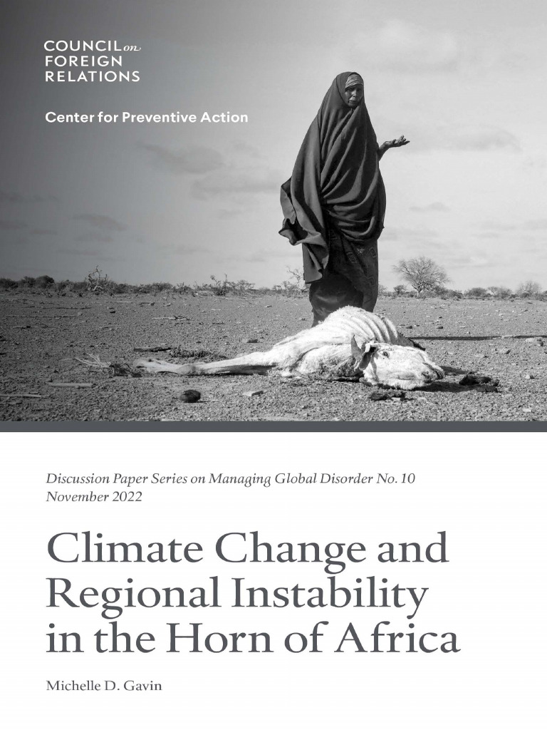 Climate Change and Regional Instability in The Horn of Africa | PDF ...