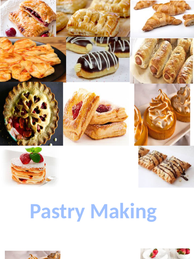Types and Techniques of Pastry Making | PDF | Cuisine | Bakers ...