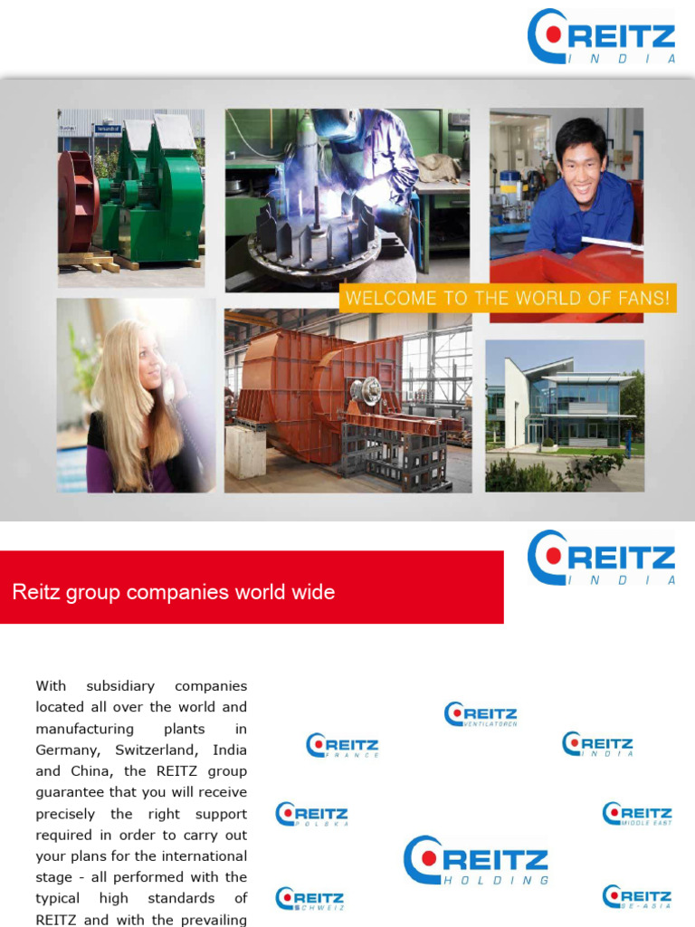 Reitz India: Leaders in Cement Fans | PDF | Wear | Corrosion