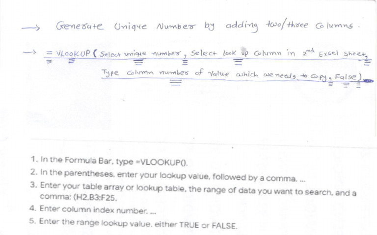 Vlookup Process | PDF