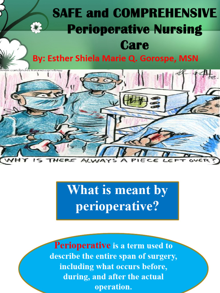 Comprehensive Guide to Perioperative Care | PDF | Anesthesia | Surgery