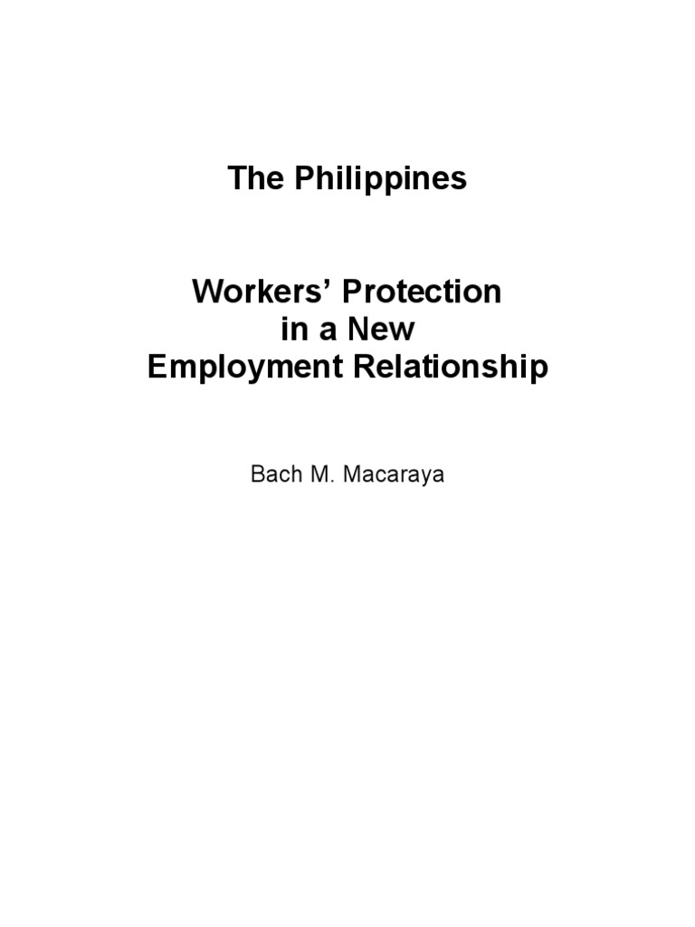 Philippines Occupational Safety And Health Employment Free 30day