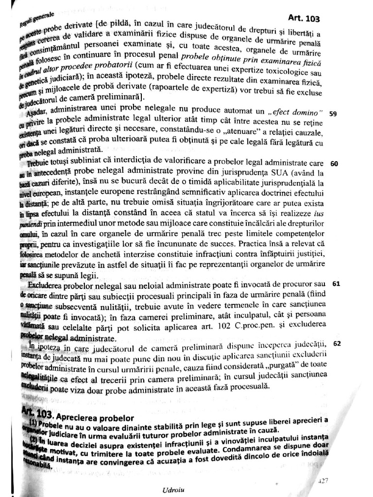Udroiu Procedura Penala | PDF