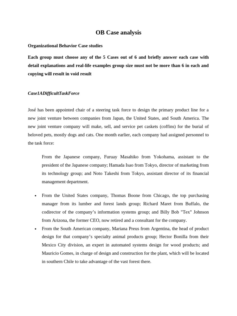 OB Case Studies - Kalid-1 | PDF | Recreational Vehicle | Business