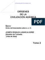 Origenes de la Civilizacion Adamica T2 - Josefa Rosalía Luque Alvarez