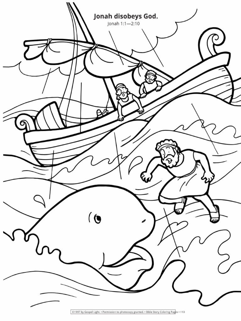 52 Free Bible Coloring Pages For Kids From Popular Stories PDF | PDF
