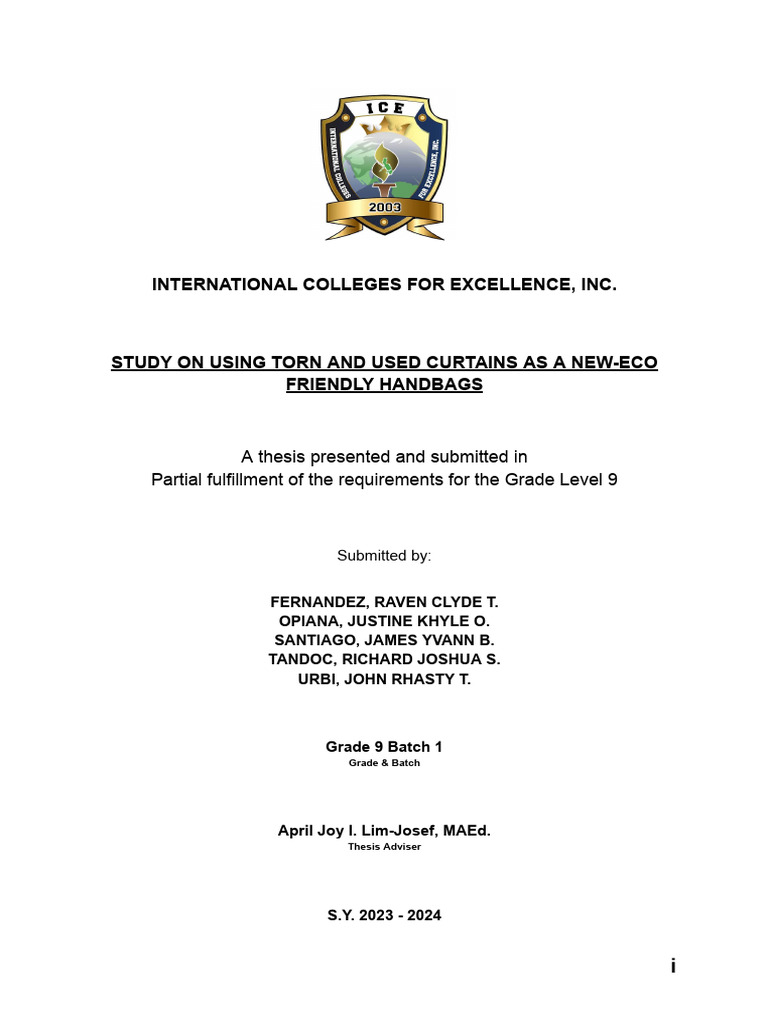 Research Paper - Chapter 1 - 5-1 | PDF | Textiles | E Textiles
