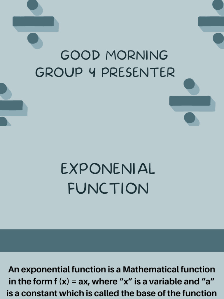 Understanding Exponential Functions | PDF | Exponential Function | Interest