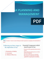 Tax Planning and Management