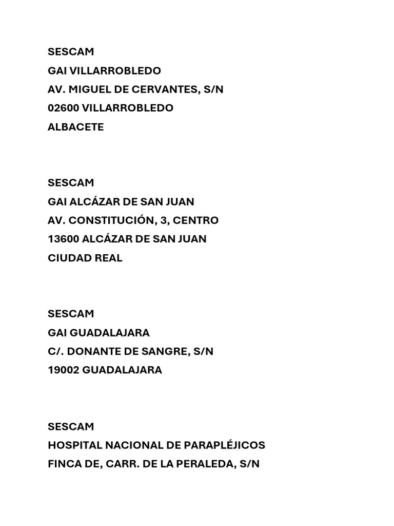 Direcciones Gai Sescam PDF Cocina Comidas Y Vino Hogar 