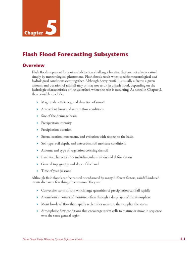 Flash Flood Early Warning System | PDF | Flood | National Weather Service