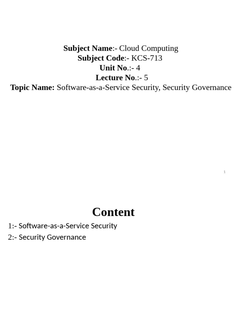 SaaS Security and Governance Insights | PDF | Computer Security | Security