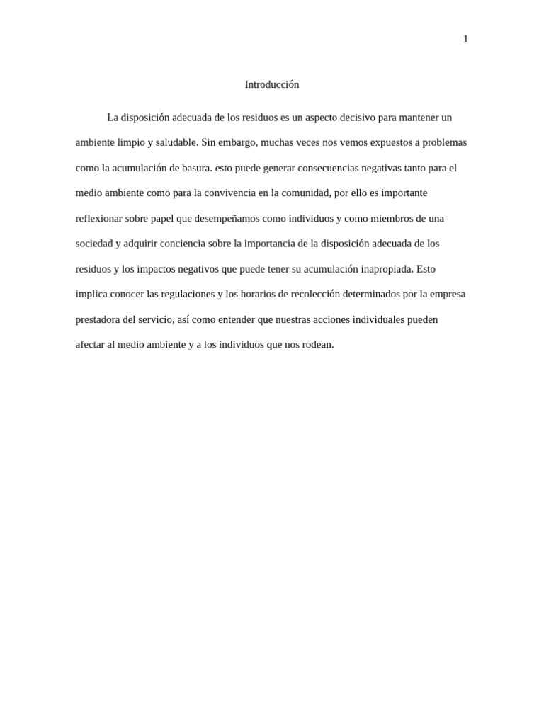 Plantilla Presentacion - Basura | PDF | Residuos | Entorno natural