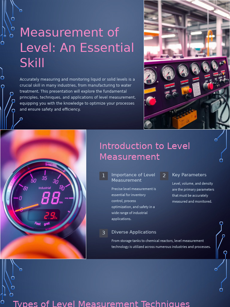 Essential Techniques for Level Measurement | PDF | Metrology