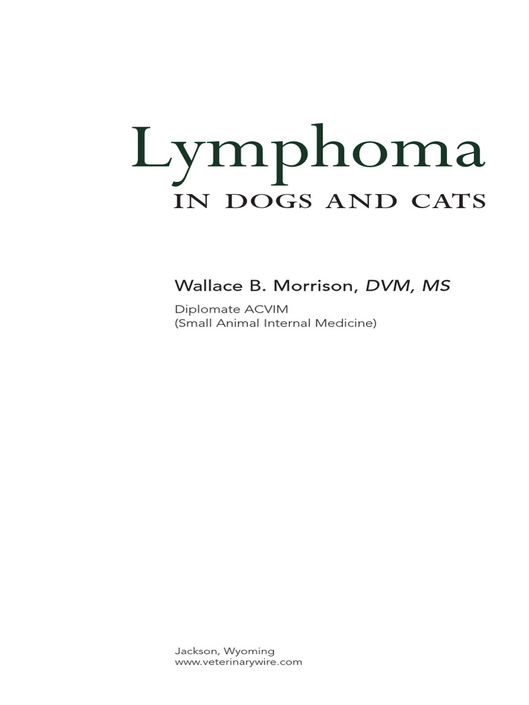 Lymphoma in Dog and Cats | PDF | Primer (Molecular Biology) | Virus - Lymphoma In Cats With Viral Disease
