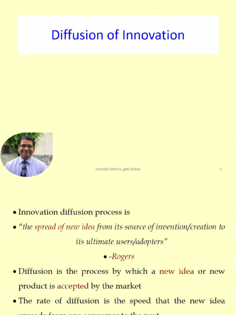 3.5 Diffusion of Innovation | PDF