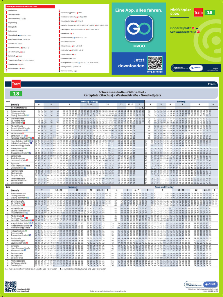 Tram 18 L | PDF